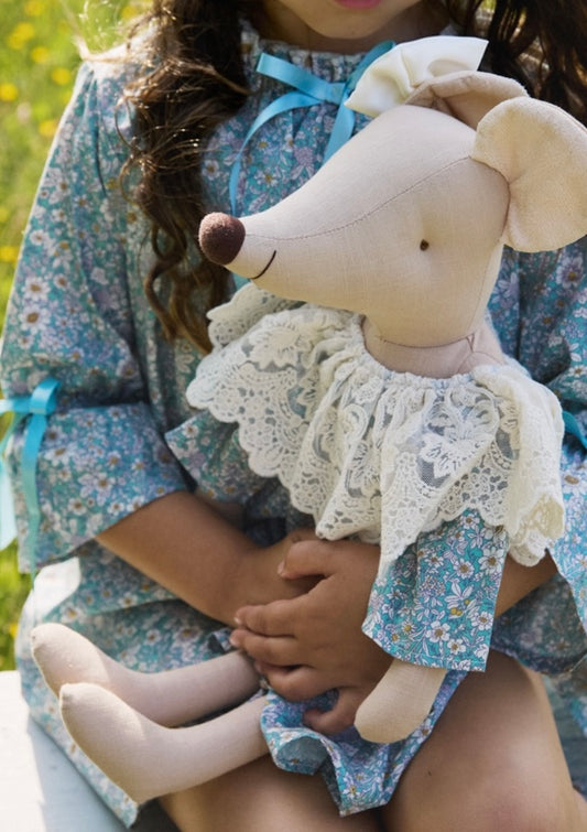 Nassy Mouse Soft Toy - Iris Vintage Blue
