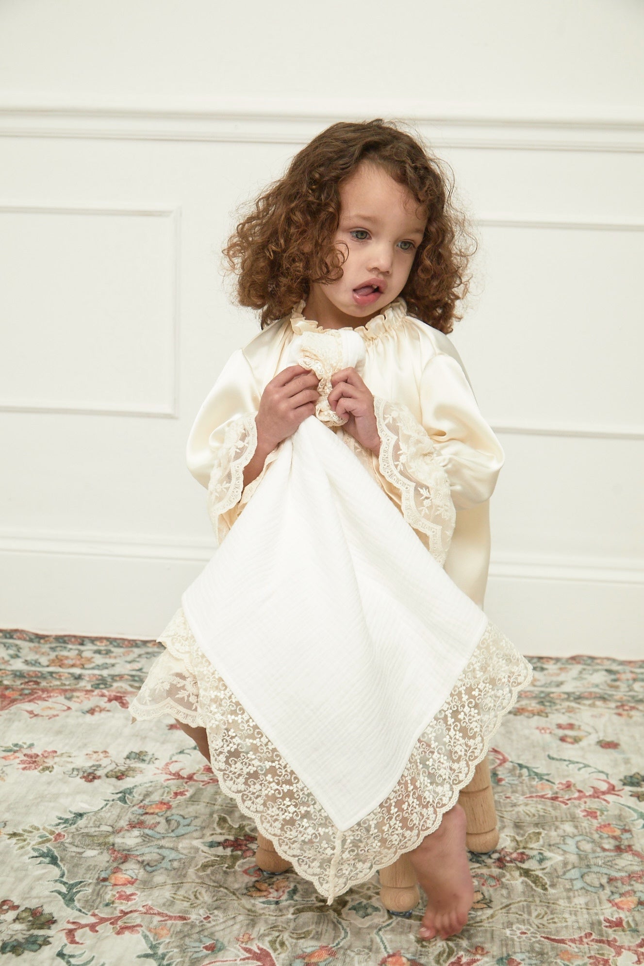 Lace Trimmed Muslins (Set of 2)