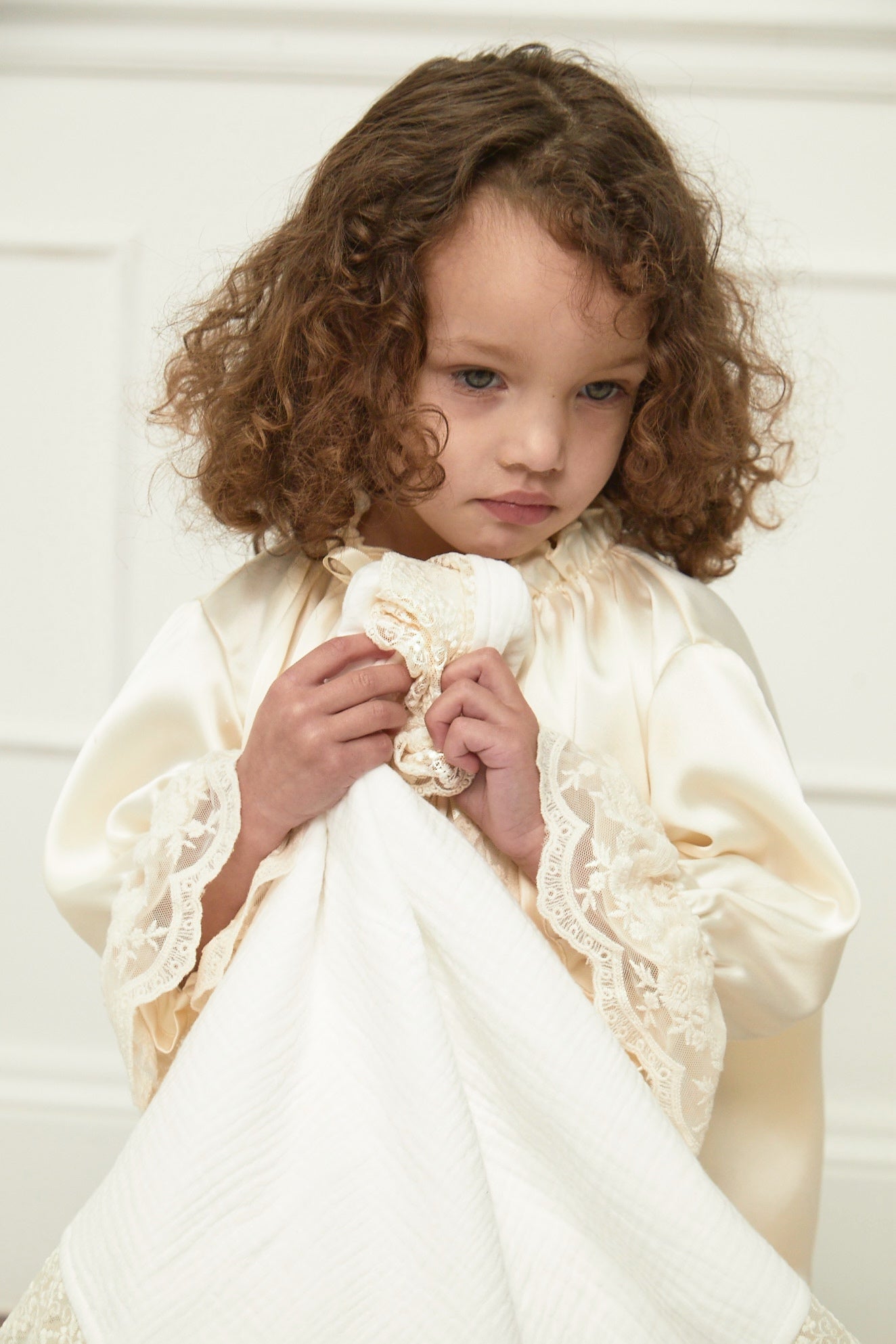 Lace Trimmed Muslins (Set of 2)
