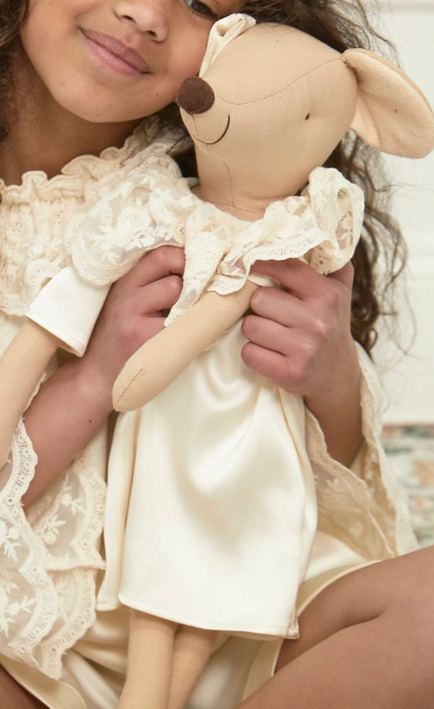 Nassy Mouse Soft Toy classic Ivory