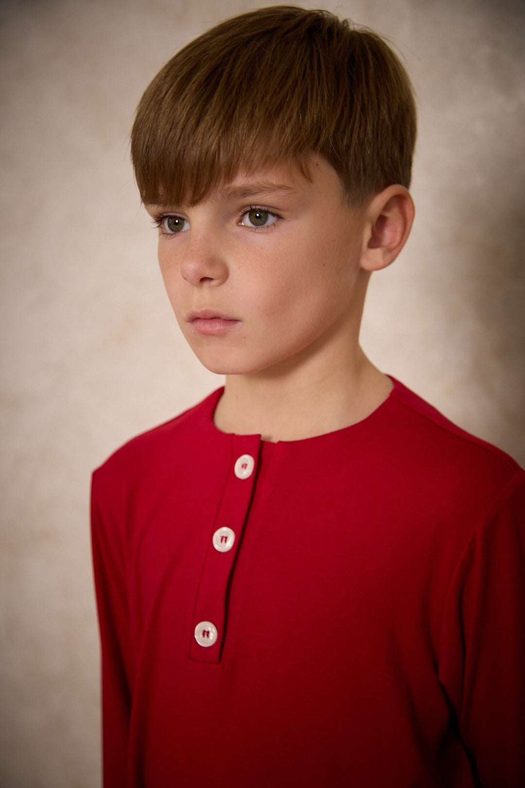 Boys Orchid Pyjamas - Berry Red - Christmas Collection