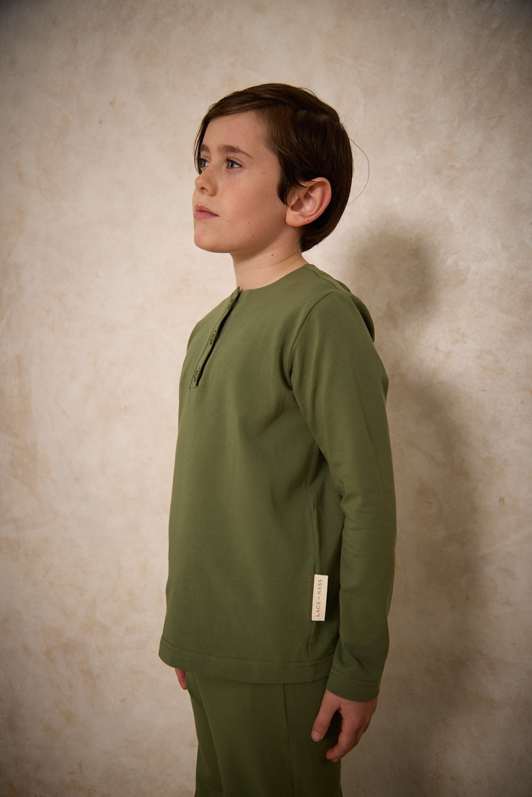Boys Orchid Pyjamas - Olive Green - Christmas Collection