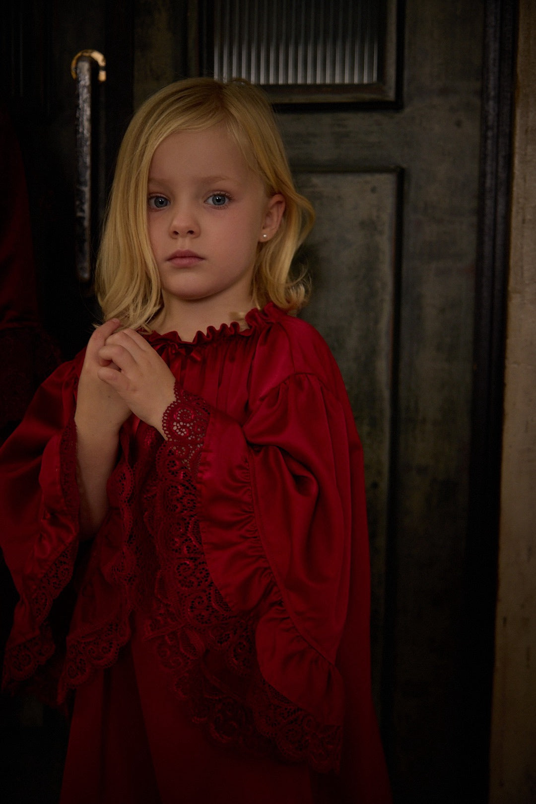 Berry Red Vintage Nightdress - Christmas Collection